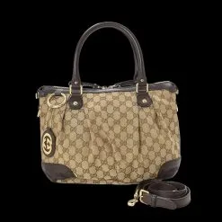 Gucci GG Canvas Sukey Two Way Tote Bag