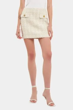 Endless Rose Tweed Mini Skirt