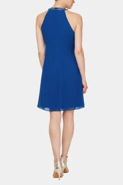 SL Fashions Short Halter Beaded Neck Dress -Jewelry Accessories 5369c304 02e7 44a2 a607 3f5e734ea185 5b61a934 e296 4d4f a410 c0e3410f73d5