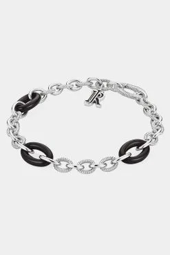 Judith Ripka Eternity Signature Link Chain Bracelet