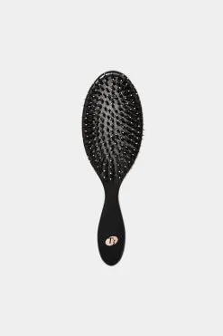T3 Polish & Shine Premium Vegan Boar And Nylon Oval Hairbrush