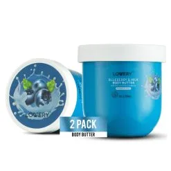 Lovery Blueberry Milk Shea Body Butter 2-Piece Set