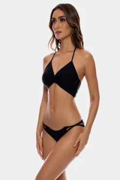 Luli Fama Twisted Beauty Cut Out Moderate Bikini Bottom -Jewelry Accessories 57e2ec76 025b 479f b98f 9800b668a87f