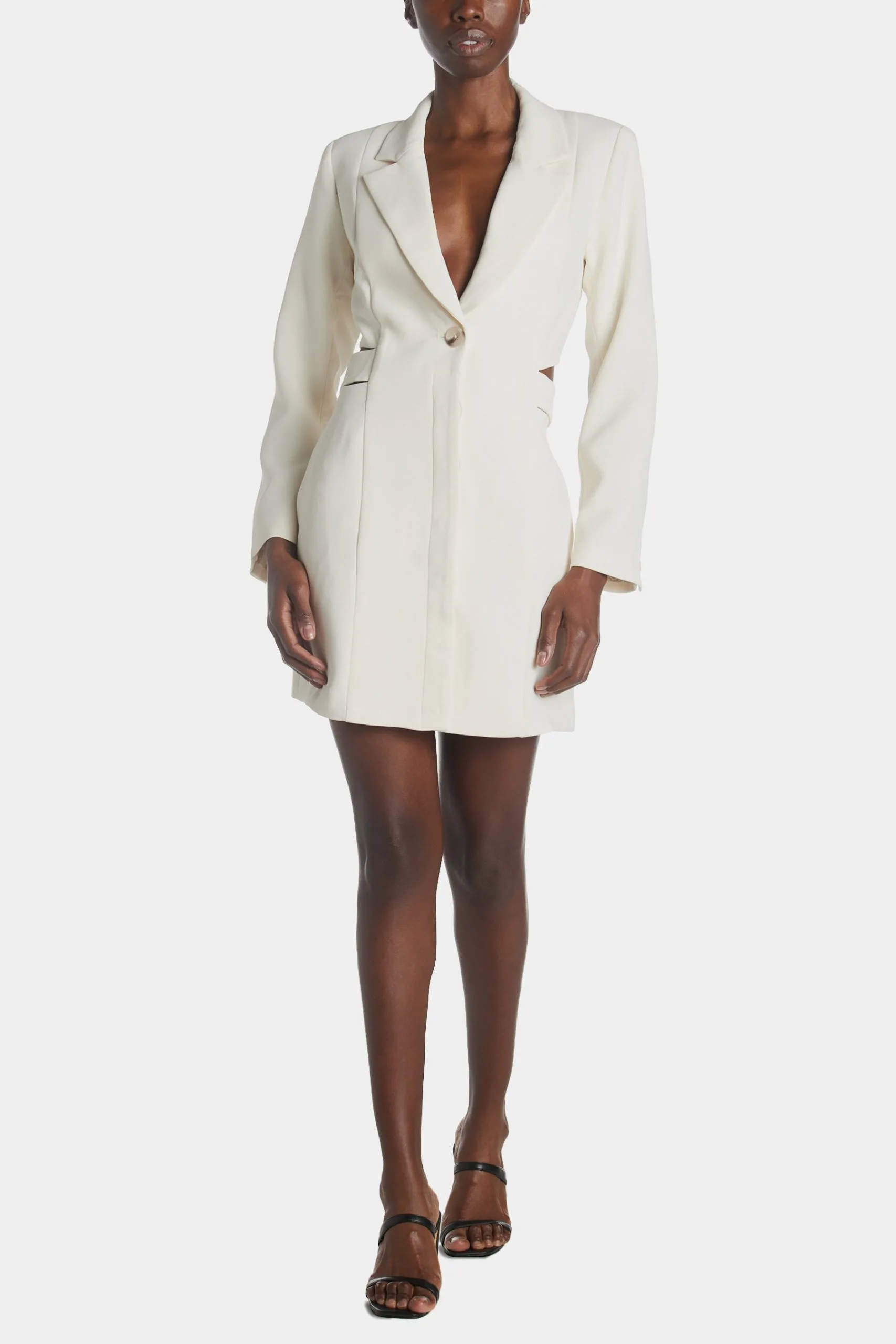 Current Air Long Sleeve Open Back Blazer Mini Dress 3 Current Air Long Sleeve Open Back Blazer Mini Dress