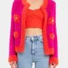 Endless Rose Fuzzy Colorblock Cardigan -Jewelry Accessories 5d11c72e f4ec 46ea 8661 2e2c6e0a3fde