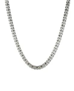 Anne Klein Silver-Tone Crystal Necklace -Jewelry Accessories 60288641 G03 1761141 2 798c63b6 d911 4fda 9f39 4e565ee1921b