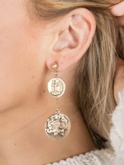 SAACHI Coin Necklace & Earring Set -Jewelry Accessories 612897 1761141 5