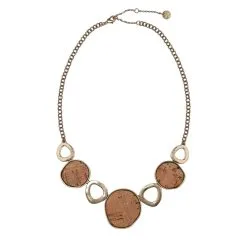 The Sak Cork Accented Statement Necklace