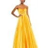 Mac Duggal Bow Sweetheart Strapless A Line Gown -Jewelry Accessories 67995 1917574 1