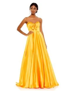 Mac Duggal Bow Sweetheart Strapless A Line Gown 10 Mac Duggal Bow Sweetheart Strapless A Line Gown -Jewelry Accessories 67995 1917574 4