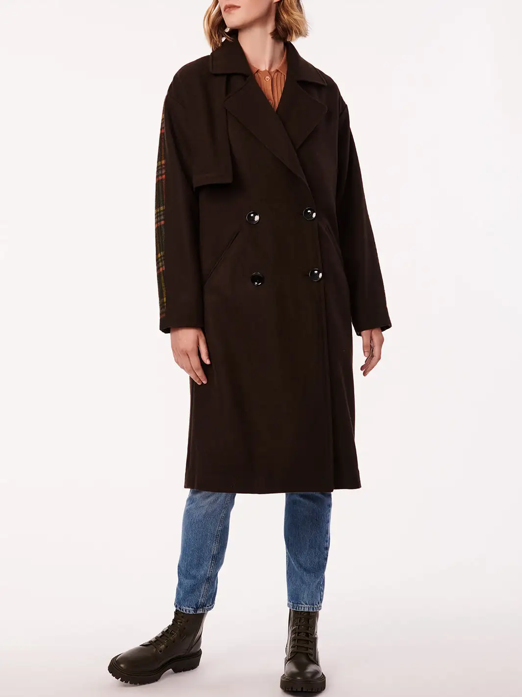 Bernardo Wool Combo Trench 11 Bernardo Wool Combo Trench - Image 9