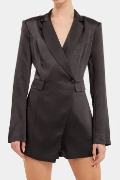 Endless Rose Satin Blazer Romper -Jewelry Accessories 6c099c54 838d 4e37 bef7 6b869662dc29