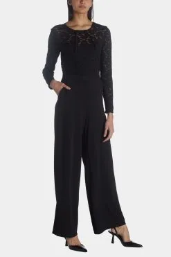 KARL LAGERFELD Lace Bodice Jumpsuit -Jewelry Accessories 6c220ad8 7c9b 4841 b3be d17713758b0d