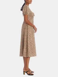 Astr Floral Midi Peasant Dress -Jewelry Accessories 6d9553a0 b7cc 4fc7 91e0 351567f98b49