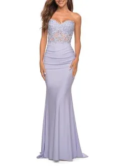 La Femme Illusion Lace Bodice Sweetheart Strapless Dress 23 La Femme Illusion Lace Bodice Sweetheart Strapless Dress -Jewelry Accessories 6e01ce52 35e8 49fe bc4d 2635996b78c6