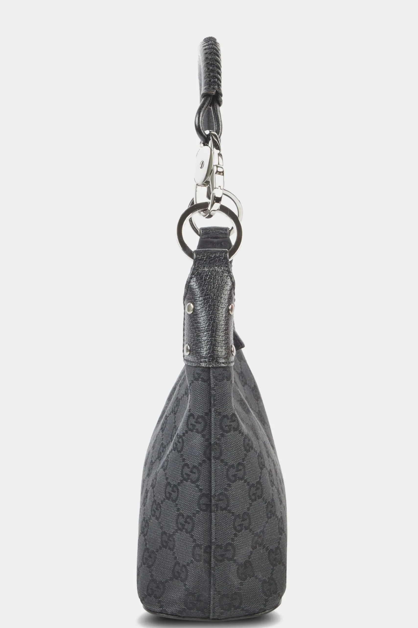 Gucci GG Canvas Braided Handle Hobo Bag 4 Gucci GG Canvas Braided Handle Hobo Bag - Image 2