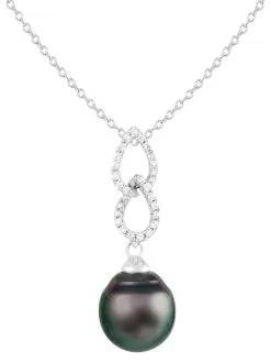 Splendid Pearls 9-10mm Tahitian Pearl Pendant Necklace 11 Splendid Pearls 9-10mm Tahitian Pearl Pendant Necklace -Jewelry Accessories 76d07e27 2256 404a a73b 7463a050af89