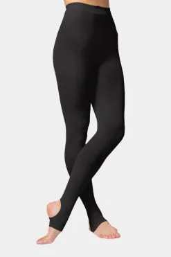 LECHERY Italian Made Stirrup Opaque Tights