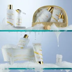 Lovery White Rose & Jasmine Stress Relief 9-Piece Gift Basket -Jewelry Accessories 7b205c8d 841e 44e9 8fca 5455370e0db4