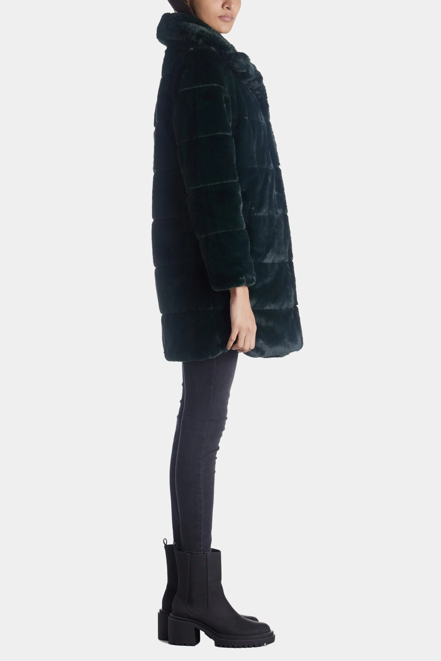 NVLT Short Pile Faux Fur Puffer 4 NVLT Short Pile Faux Fur Puffer - Image 2