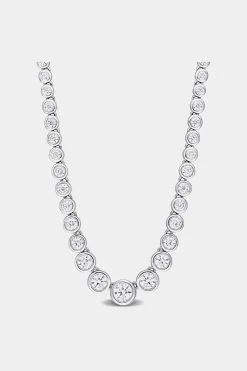 Julianna B Tennis Necklace