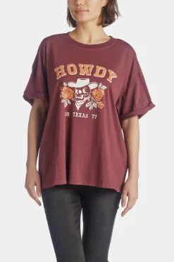 Refined Canvas Howdy Skull Texas 1977 Short Sleeve Tee