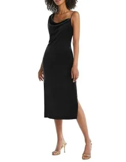 Social Bridesmaids Asymmetrical One-Shoulder Velvet Midi Slip Dress -Jewelry Accessories 8212 1755358 3 741683e4 ce63 402d 92cc e099cbec4415