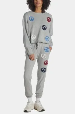 Vintage Havana Peace Sign Patch Crop Crew -Jewelry Accessories 85a8ef29 fde9 4ed9 ac07 80fefbde8884