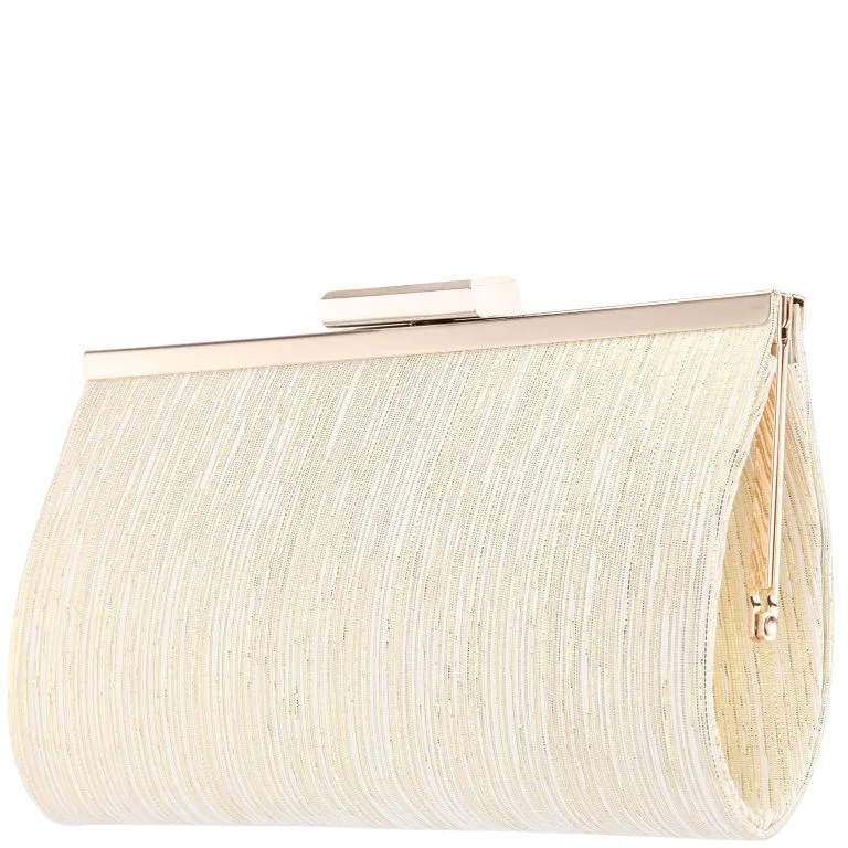 NINA Winslet Metallic Patterned Frame Clutch 15 NINA Winslet Metallic Patterned Frame Clutch - Image 13