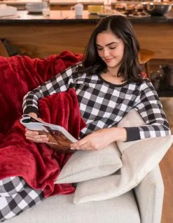 Leveret Plaid Cotton Christmas Pajamas 2-Piece Set -Jewelry Accessories 86d0b3b8 ec11 4515 90bc 508965fa8d00