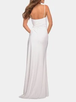 La Femme Side Cut Out Dress -Jewelry Accessories 87329fbb a7c9 49ad af77 f6ca2f3af05b