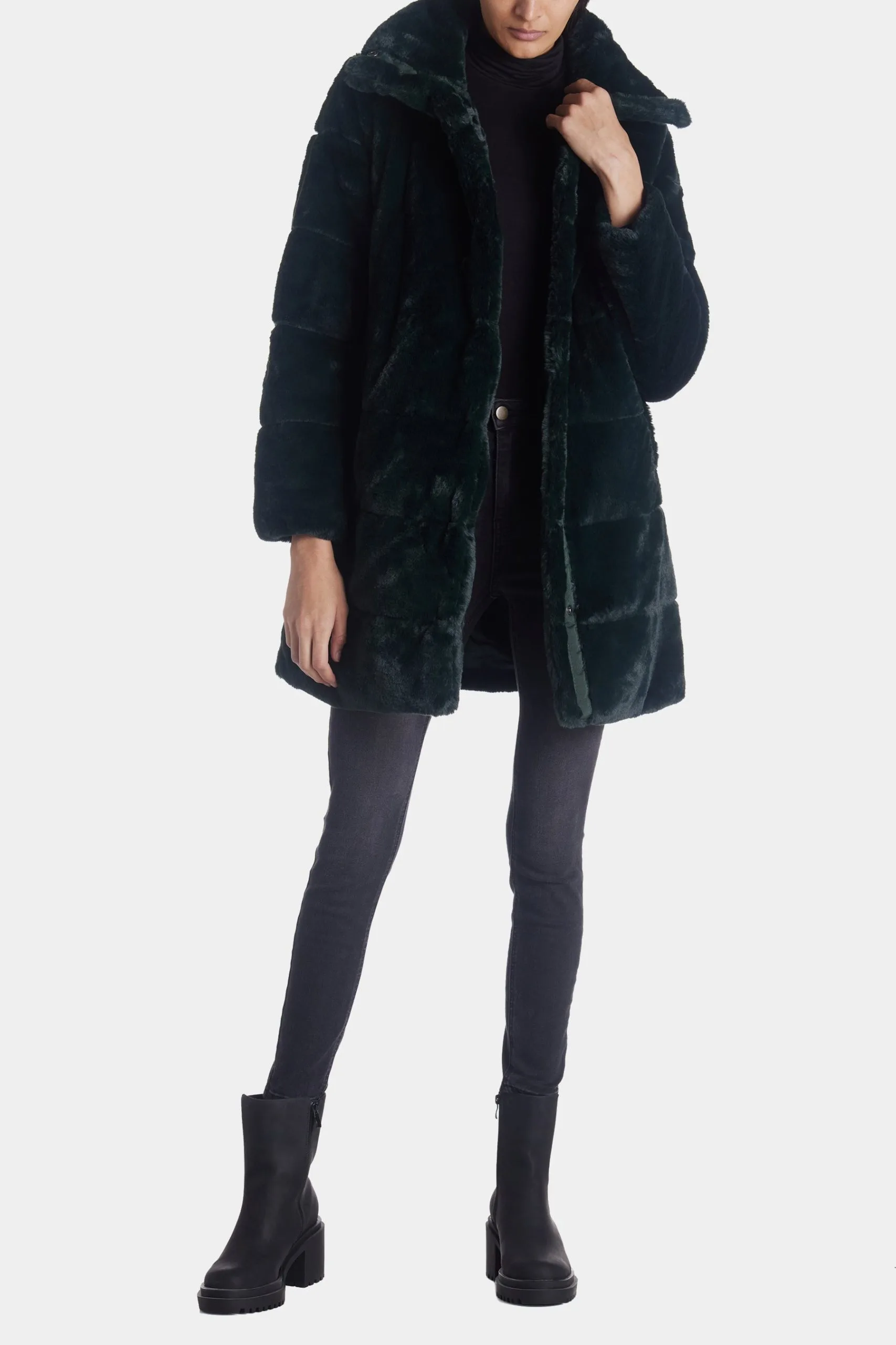 NVLT Short Pile Faux Fur Puffer 8 NVLT Short Pile Faux Fur Puffer - Image 6