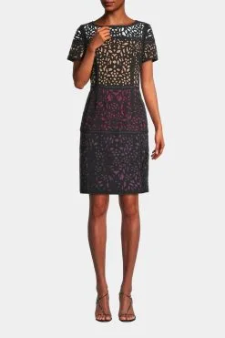 Shani Ombre Laser Cut Dress -Jewelry Accessories 8b7383e2 488f 4425 a73b 2d8885b51480