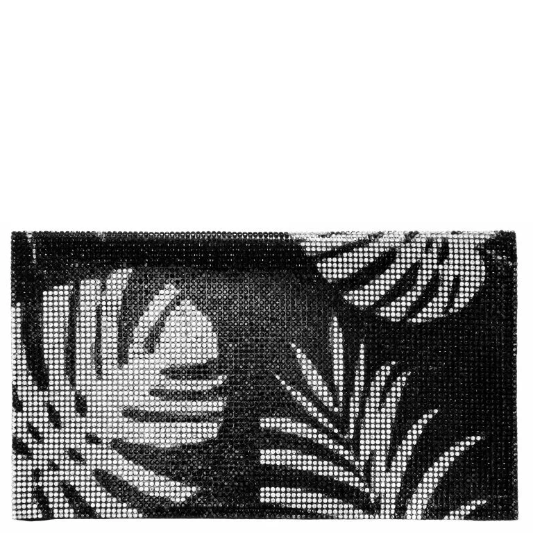 NINA Palm Print Crystal Clutch 8 NINA Palm Print Crystal Clutch - Image 6