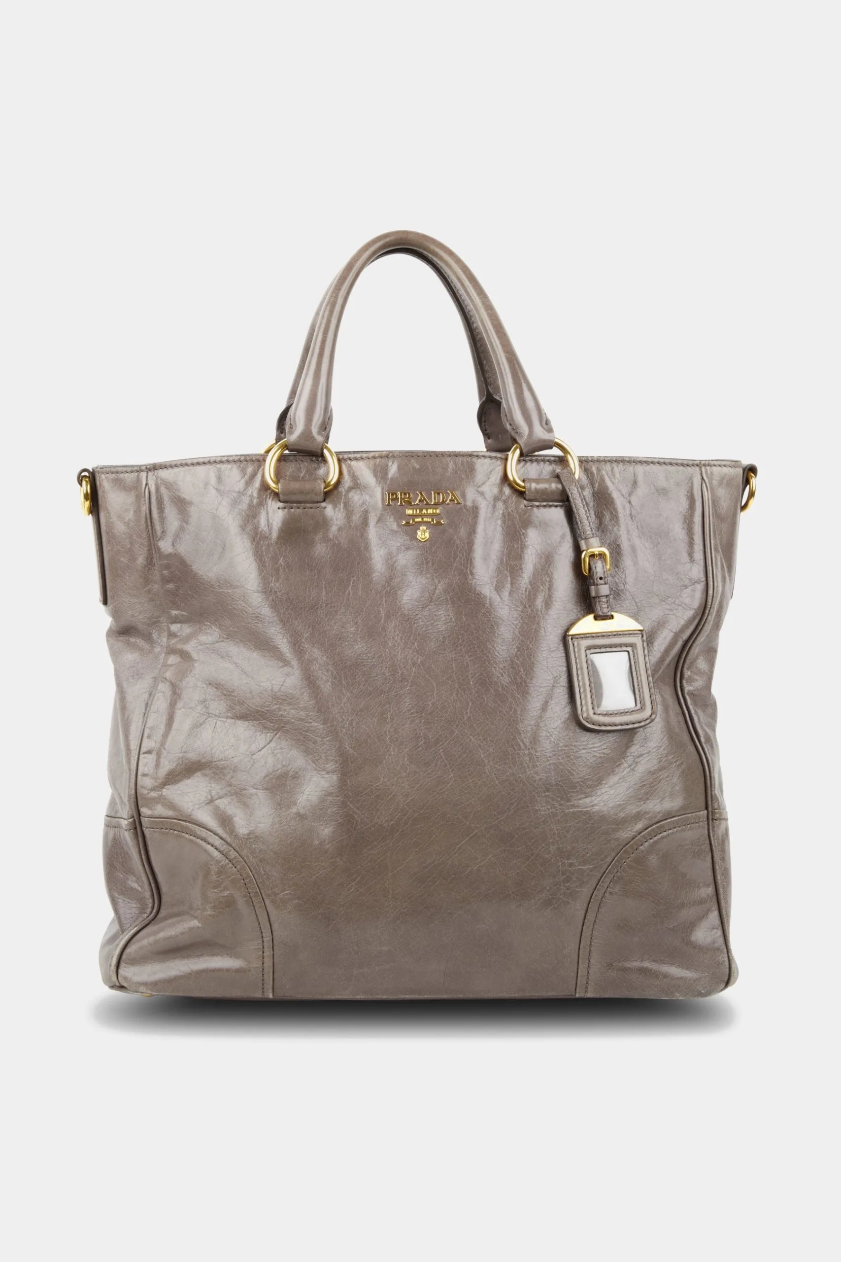 Prada Two-Way Vitello Shine Tote Bag 3 Prada Two-Way Vitello Shine Tote Bag