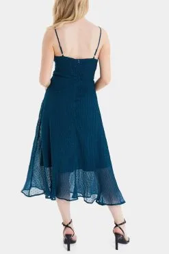 Quiz Teal Chiffon Strappy Midi Skater Dress -Jewelry Accessories 8e397b9b d4d2 4ac7 9dc3 53af764787e9