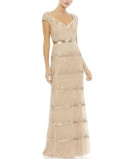 Mac Duggal Sheath Gown -Jewelry Accessories 9089 1755358 4