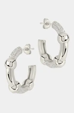 Sterling Forever Emilee Hoops -Jewelry Accessories 9163b961 be67 4e9f 93f5 4e975362ac7c