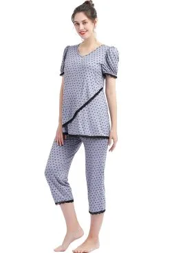 Kimi + Kai Drew Maternity/Nursing Pajama Set