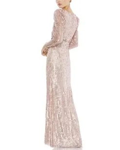 Mac Duggal Wrap Gown -Jewelry Accessories 93549 1755358 2