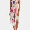 Adrianna Papell Printed Chiffon Halter Dress -Jewelry Accessories 984d1d43 2505 4768 96de a4b33e2cb426