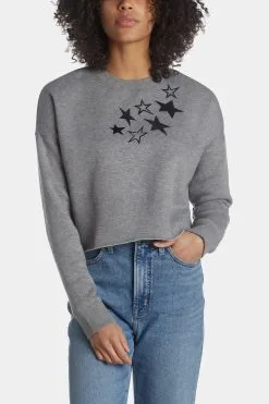 L&T Embroidered Star Fleece Sweatshirt -Jewelry Accessories 99bf600e dfb2 4470 8a89 1a2adf88bba9