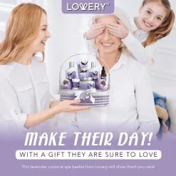 Lovery Lavender Coconut Home Spa Basket 9-Piece Set -Jewelry Accessories 9bbe27fc f74b 4214 a16f 5eae24b3989c