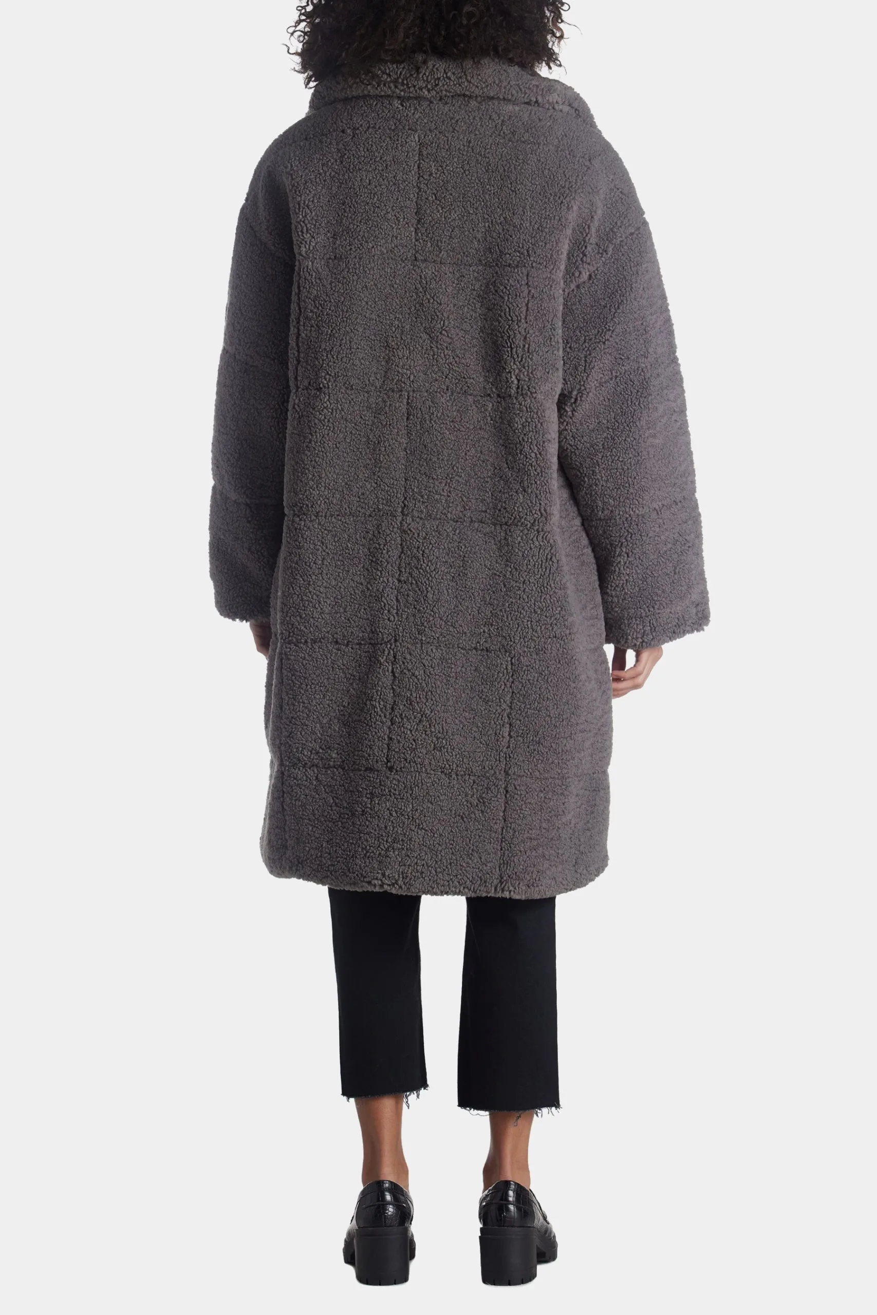 Levi's Patchwork Long Sherpa Coat 15 Levi's Patchwork Long Sherpa Coat - Image 13