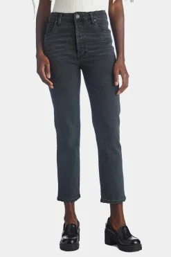 KUT From The Kloth Rosa High Rise Crop Straight Jean