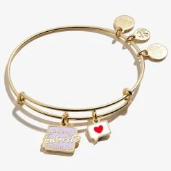 Alex And Ani You're My Favorite Notification Charm Bracelet -Jewelry Accessories A22EBVDY1 1944146 2