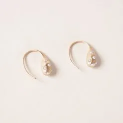 Half United Amelia Drop Pearl Earrings -Jewelry Accessories AME E 01 1761141 2