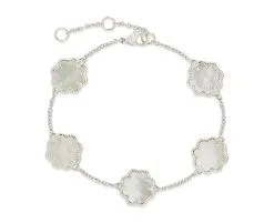 Sterling Forever Rose Clover Station Bracelet 24 Sterling Forever Rose Clover Station Bracelet -Jewelry Accessories B1OTB0863CL 2001488 5 e463880d 5a8c 4d0b a7cb e8806dd6ecf5