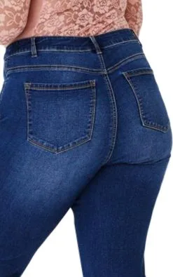 1822 Denim Destructed Raw Hem Ankle Skinny Jean -Jewelry Accessories CA99W1346B1 1756219 5