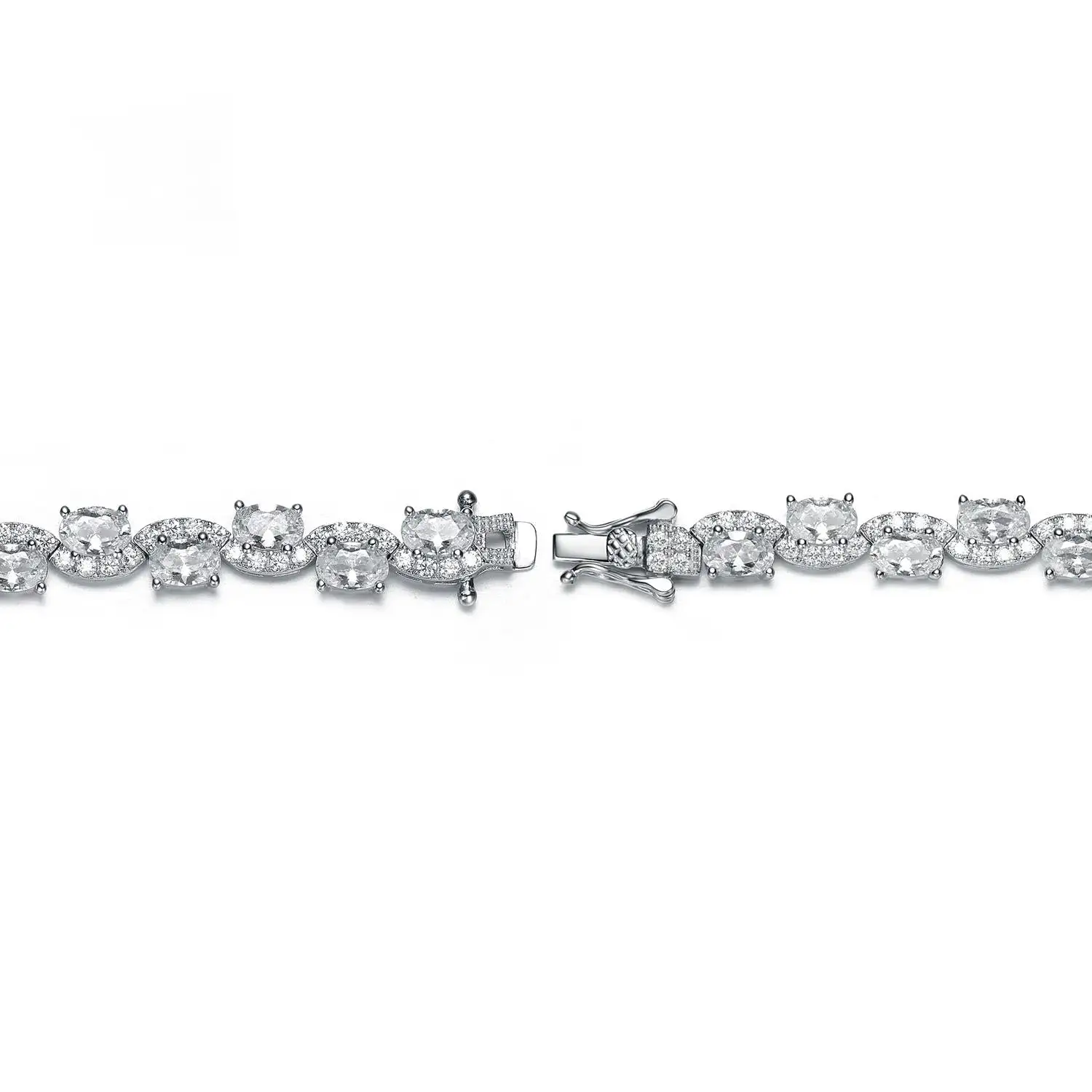 Genevive Clear Cubic Zirconia Tennis Bracelet 4 Genevive Clear Cubic Zirconia Tennis Bracelet - Image 2